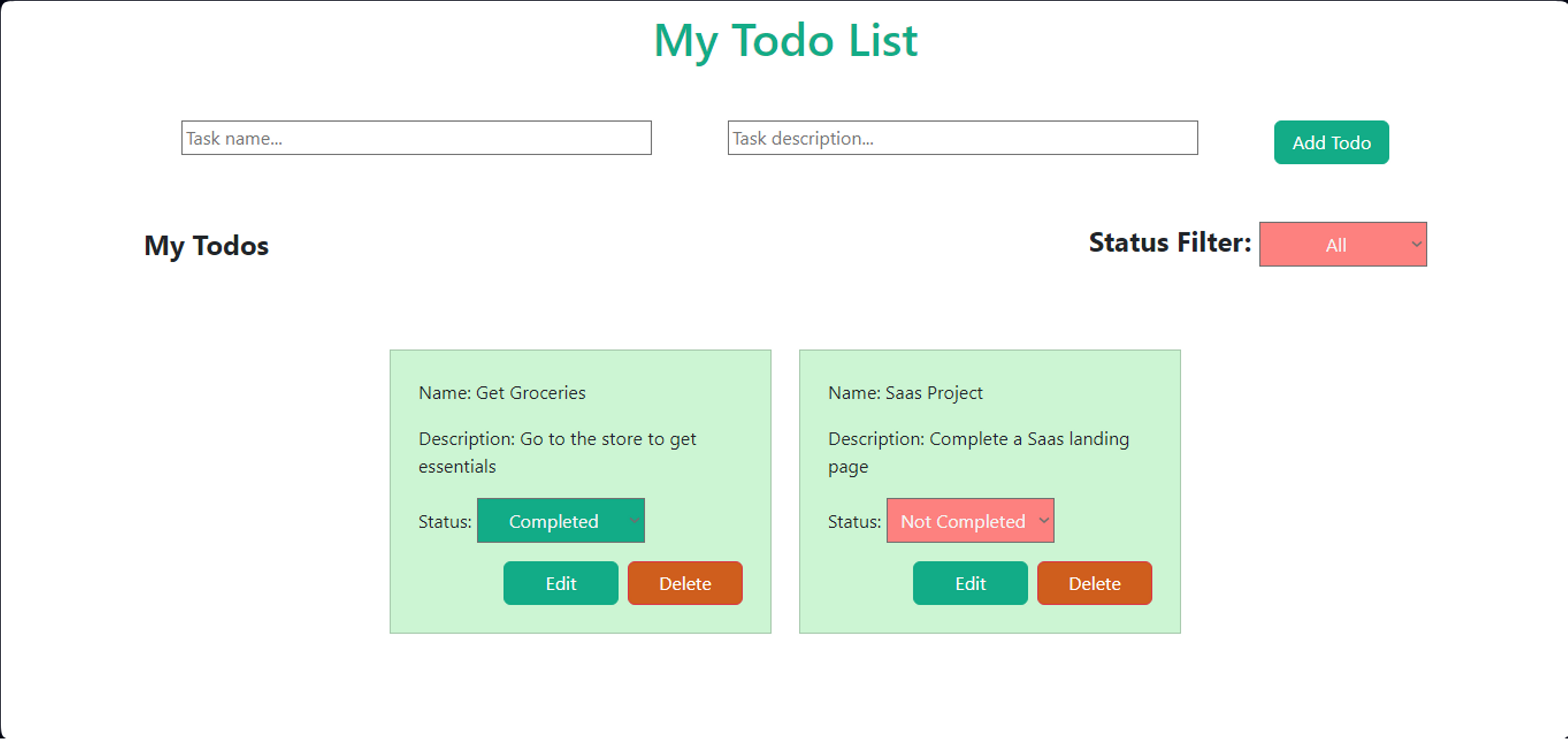 Todo List App